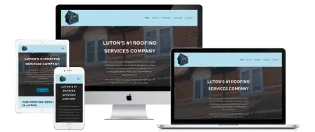 James Roofing Website on various devices